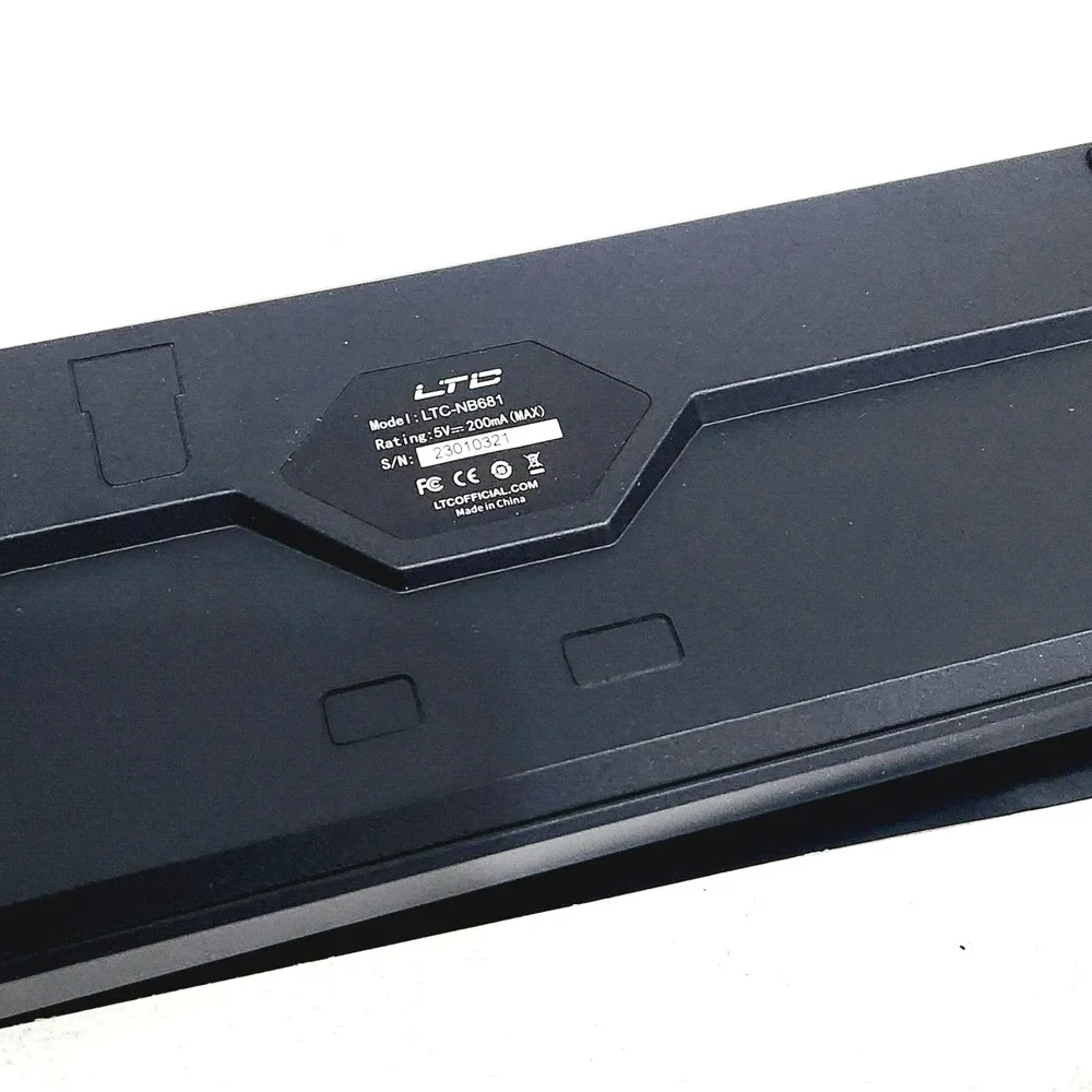 LTC NB681 65% RGB Mechanical Keyboard –‎ Hot-Swap Brown Switch, 68 Keys, Black